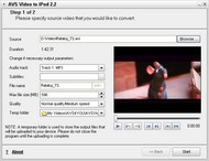 AVS Video to iPod screenshot